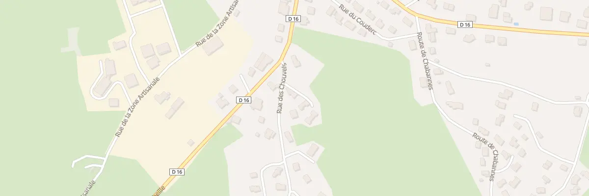 Plan du 5615 Les Champs à Coucouron