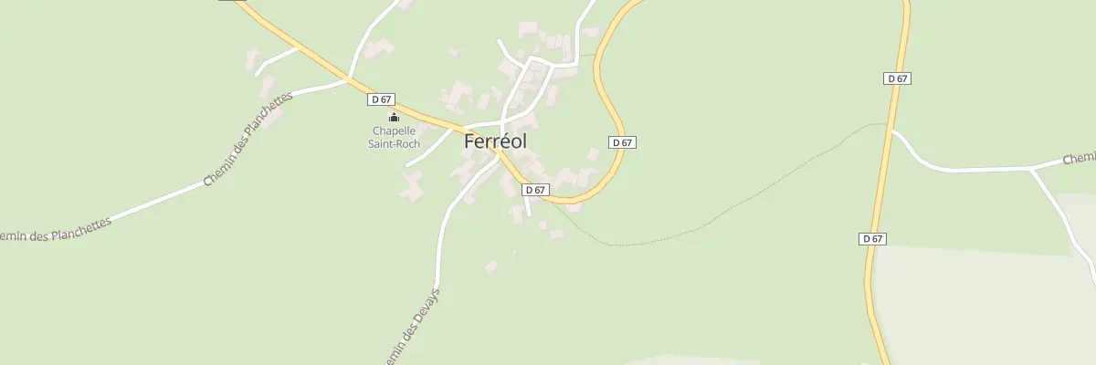Plan du 5069 Ferreol à La Chaulme