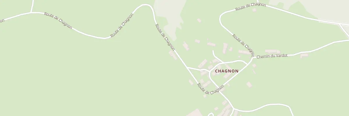 Plan du 10 Rte de Chagnon à Corancy