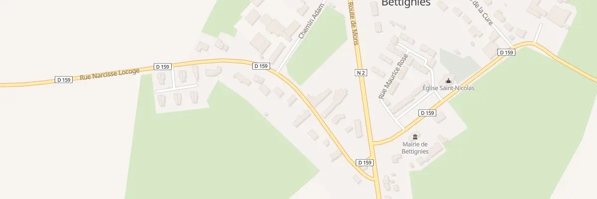 Plan du 23 Rue Narcisse Locoge à Bettignies