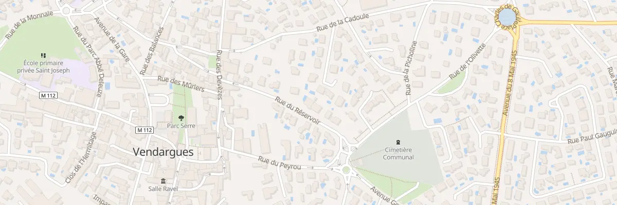Plan du 13 Rue du Réservoir à Vendargues