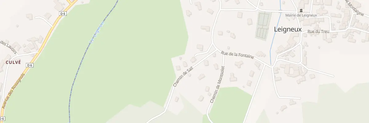 Plan du 4 Che de Sail à Leigneux