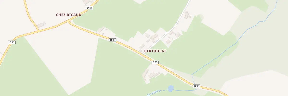 Plan du 19 Che de Bertholat à Vivans