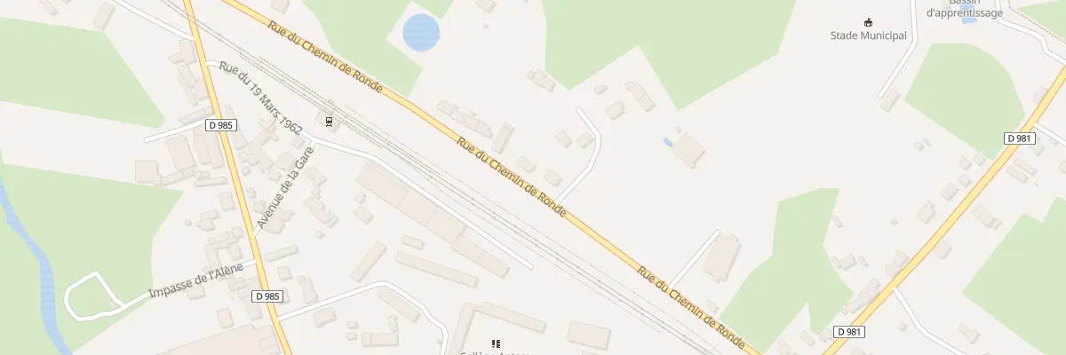 Plan du 15 Rue du Chem de Ronde à Luzy