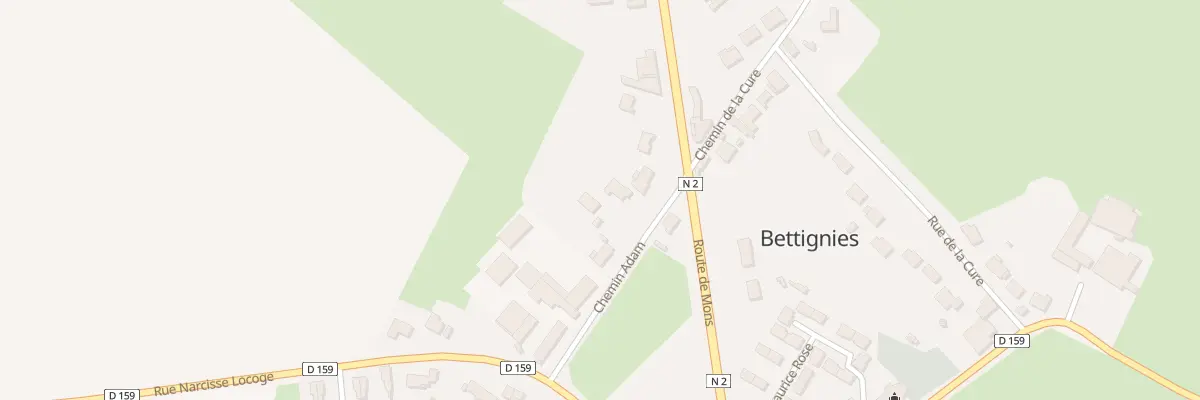 Plan du 6 Che Adam à Bettignies