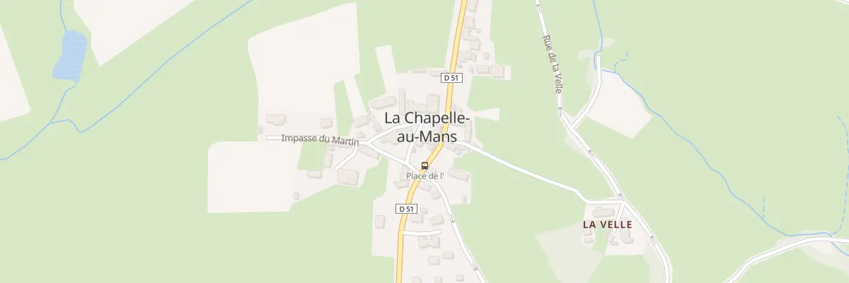 Plan du 5030 Le Bourg à La Chapelle-au-Mans