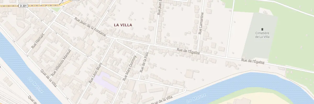 Plan du 18 Rue de l’Egalité à Épernay