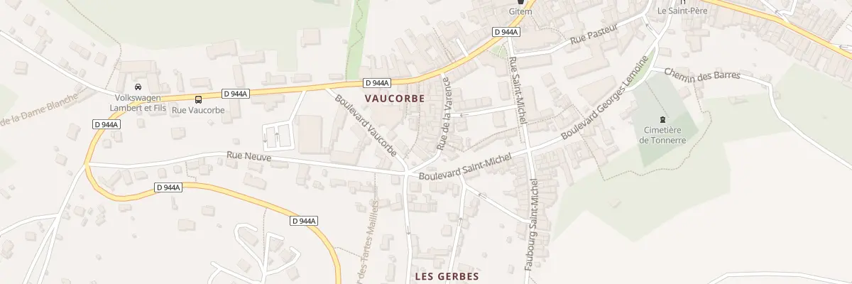Plan du 18 Rue de la Varence à Tonnerre