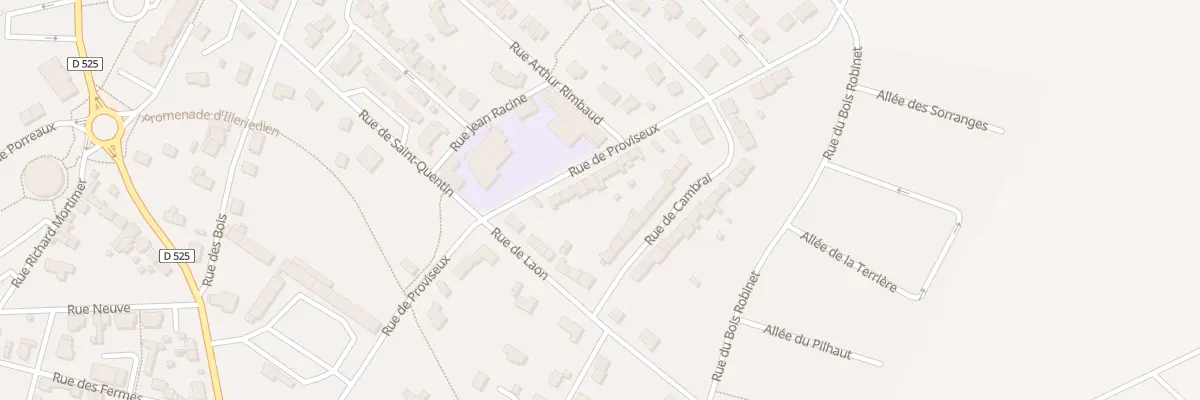 Plan du 22 Rue de Proviseux à Villeneuve-sur-Aisne