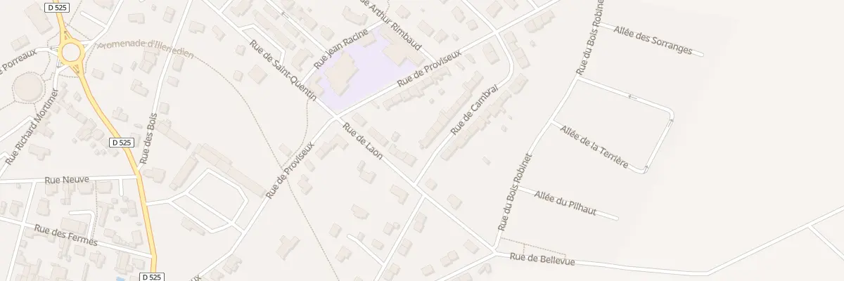 Plan du 1 Rue de Cambrai à Villeneuve-sur-Aisne
