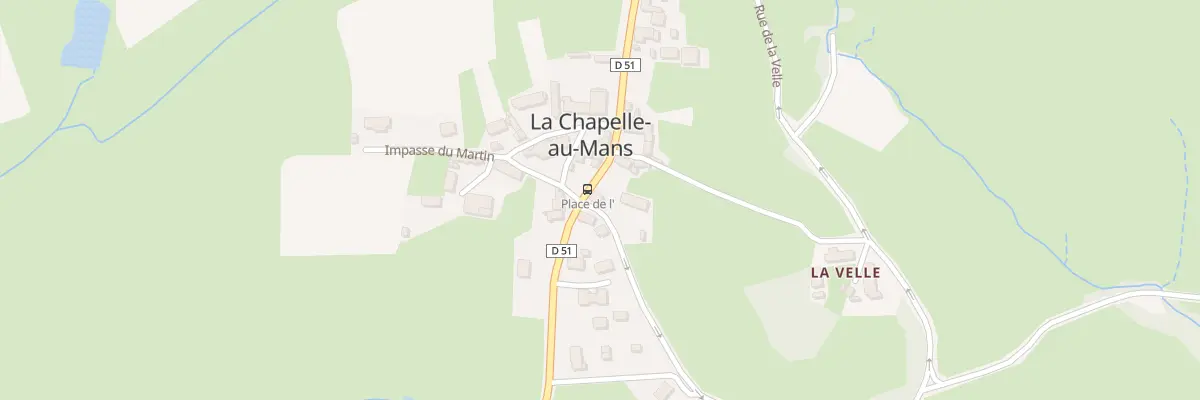 Plan du 5022 Le Bourg à La Chapelle-au-Mans