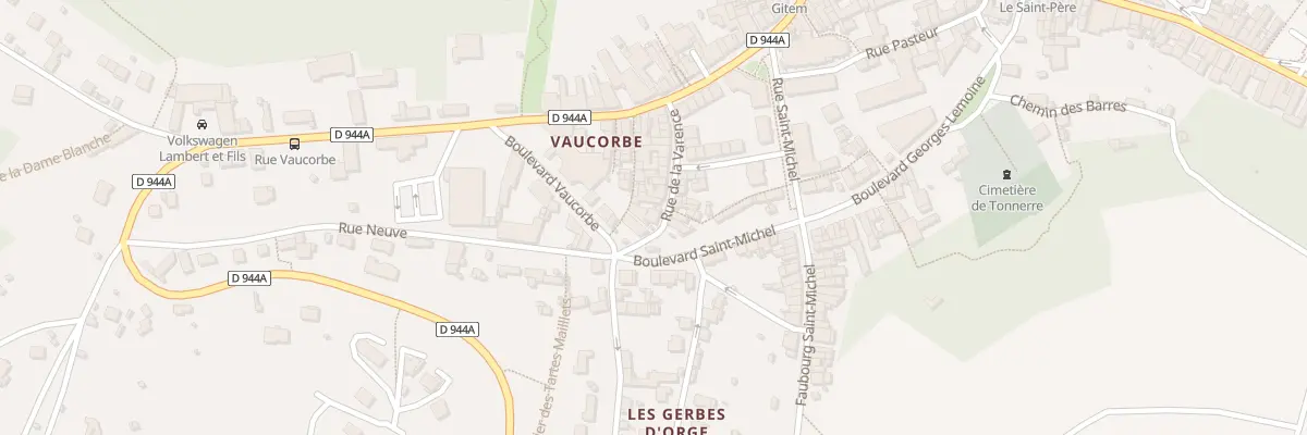 Plan du 22 Rue de la Varence à Tonnerre