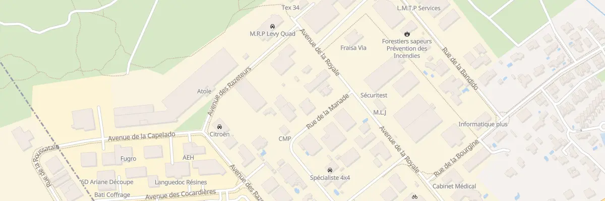 Plan du 376 Rue de la Manade à Castries