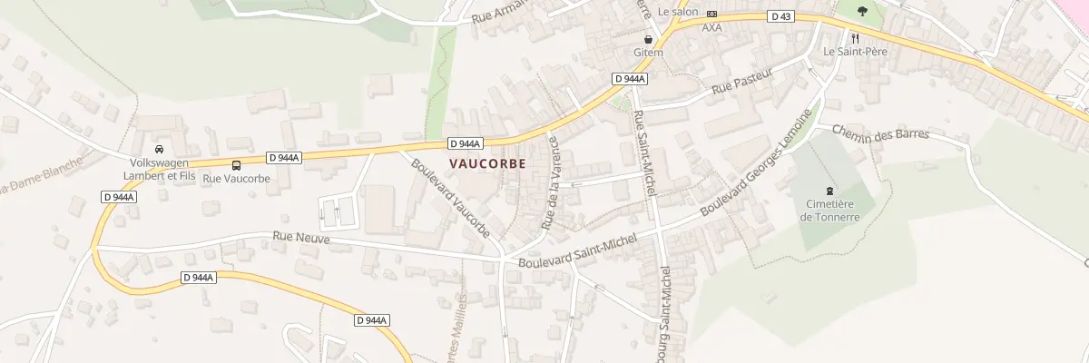 Plan du 12 Rue de la Varence à Tonnerre
