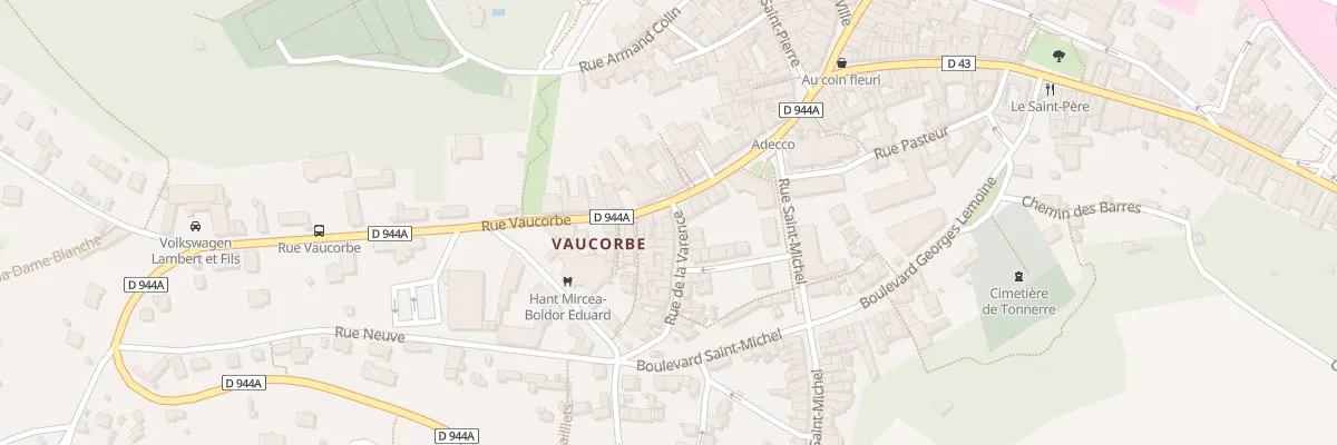 Plan du 2 Rue de la Varence à Tonnerre