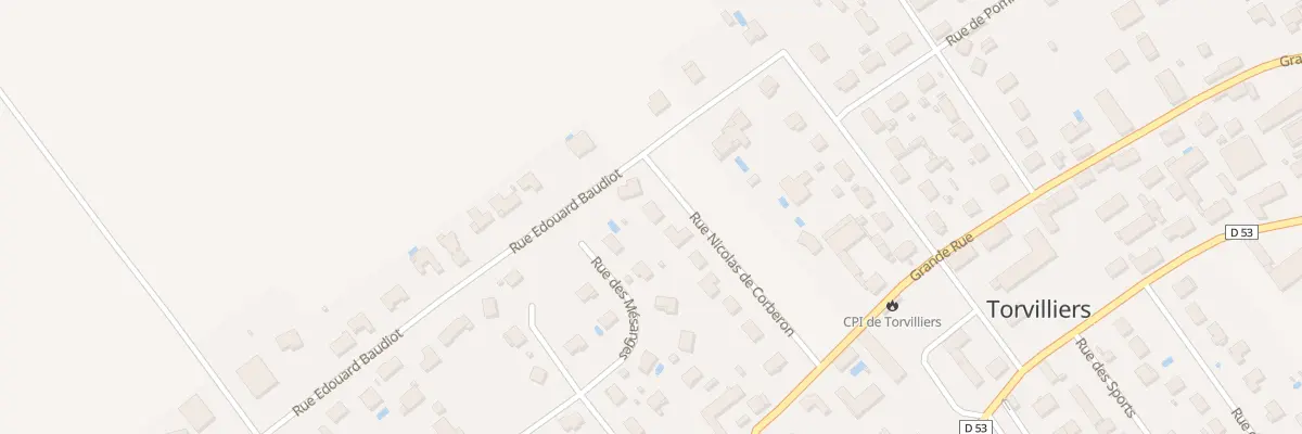 Plan du 13 Rue Nicolas de Corberon à Torvilliers