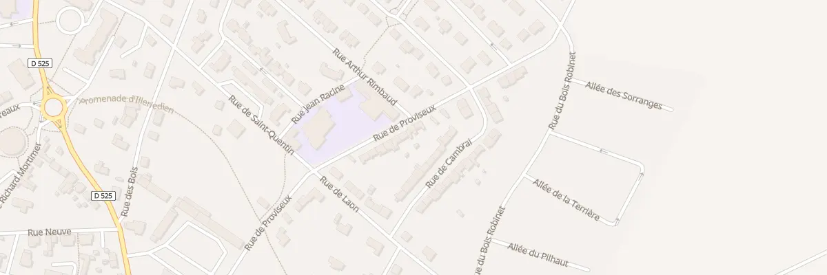 Plan du 28 Rue de Proviseux à Villeneuve-sur-Aisne