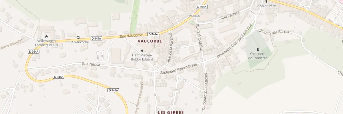 Plan du 13 Rue de la Varence à Tonnerre