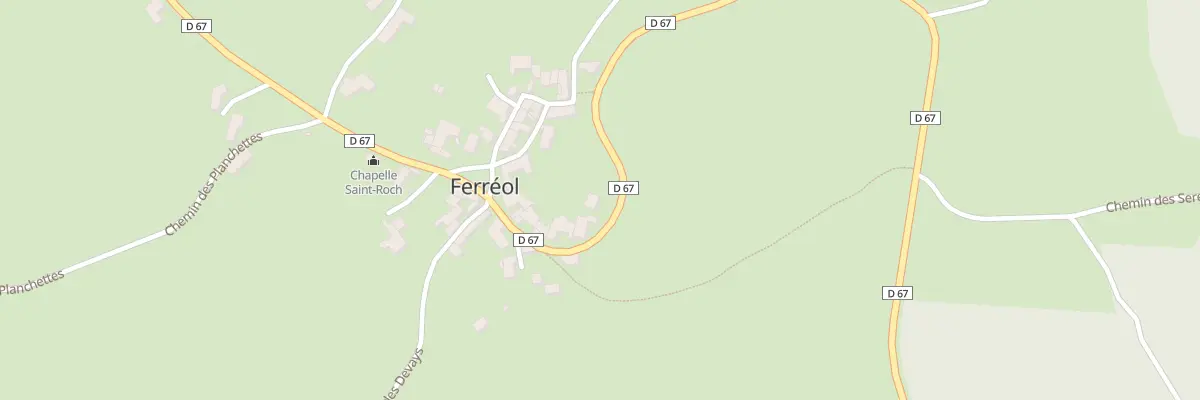 Plan du 5078 Ferreol à La Chaulme