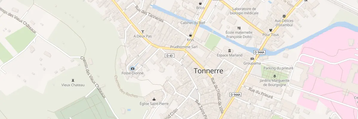 Plan du 46 Rue Jean Garnier à Tonnerre