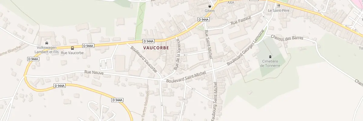 Plan du 5 Rue de la Varence à Tonnerre