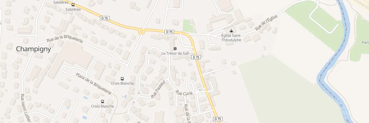 Plan du 3 Rue Des Coutures à Champigny