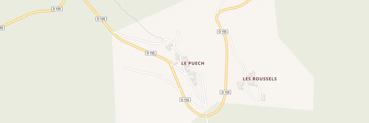 Plan du 5205 Le Puech à Concoules