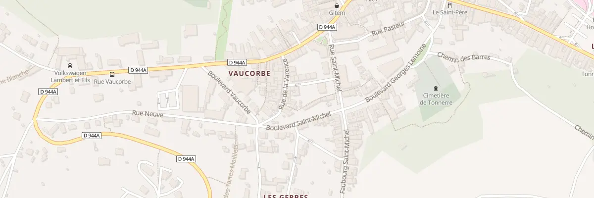 Plan du 9 Rue de la Varence à Tonnerre