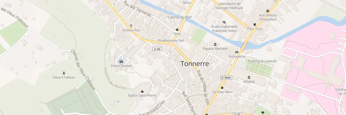 Plan du 40 Rue Jean Garnier à Tonnerre