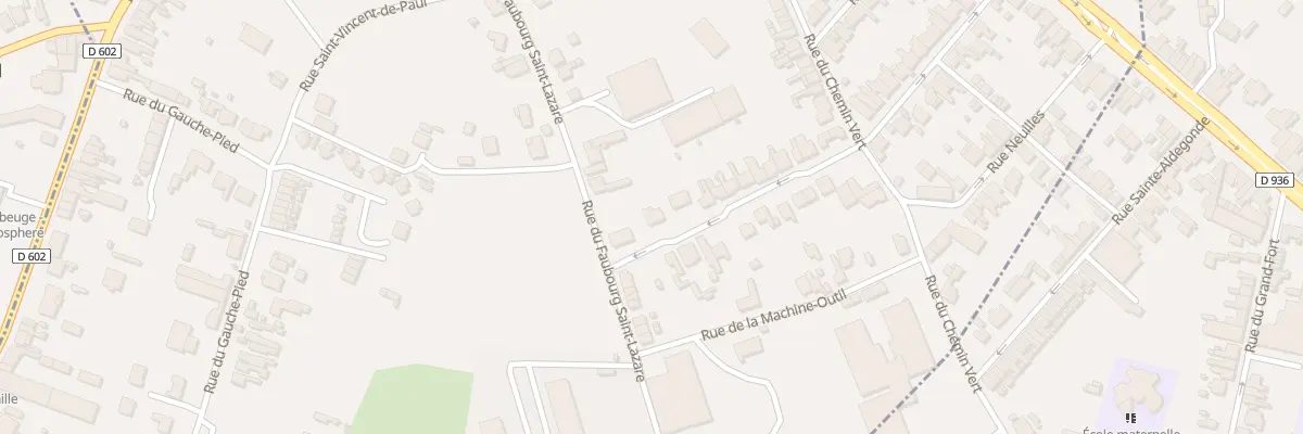 Plan du 48 Rue de Rousies à Maubeuge