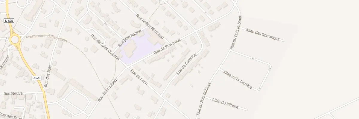 Plan du 13 Rue de Cambrai à Villeneuve-sur-Aisne