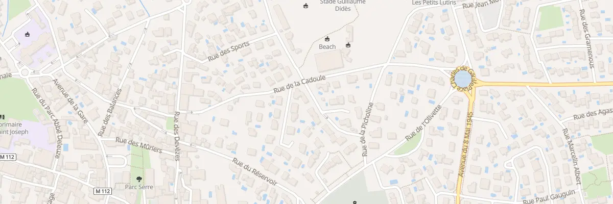Plan du 5 Rue du Petit Chemin Vert à Vendargues