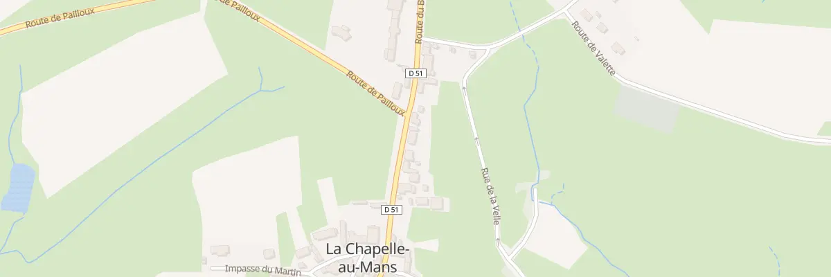 Plan du 5012 Le Bourg à La Chapelle-au-Mans