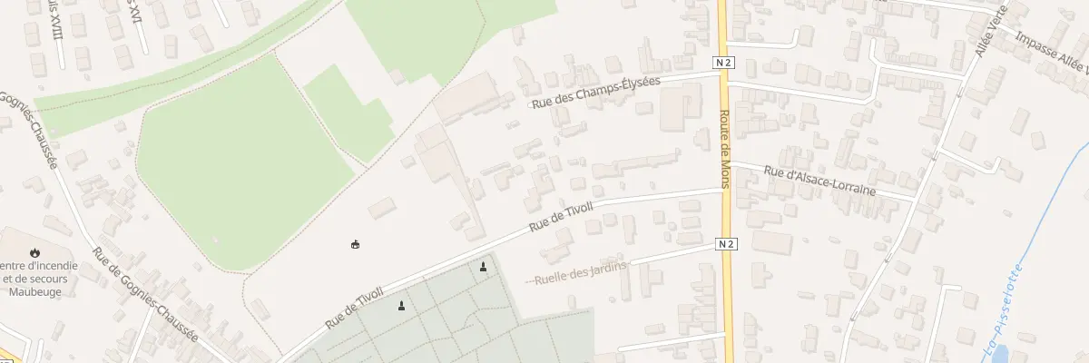 Plan du 16 Rue de Tivoli à Maubeuge
