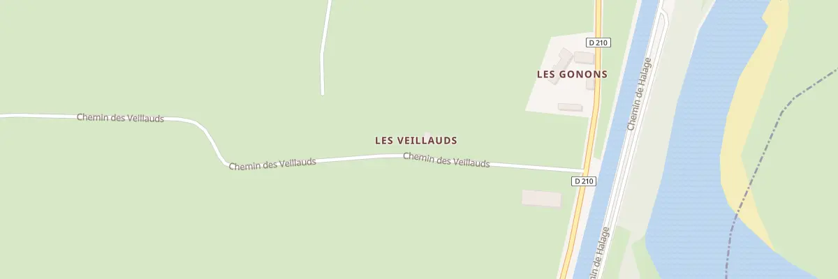 Plan du 2 Che des Veillauds à Chassenard