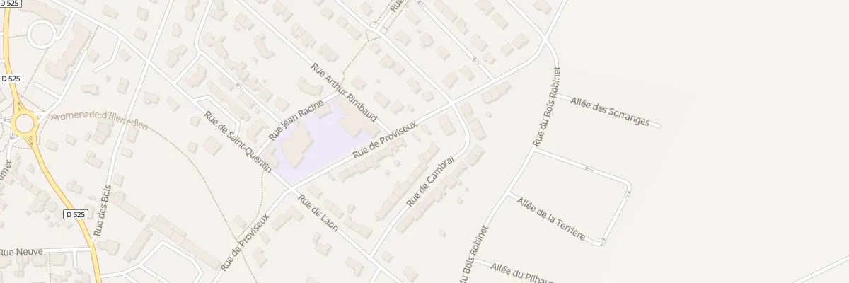 Plan du 19 Rue de Cambrai à Villeneuve-sur-Aisne