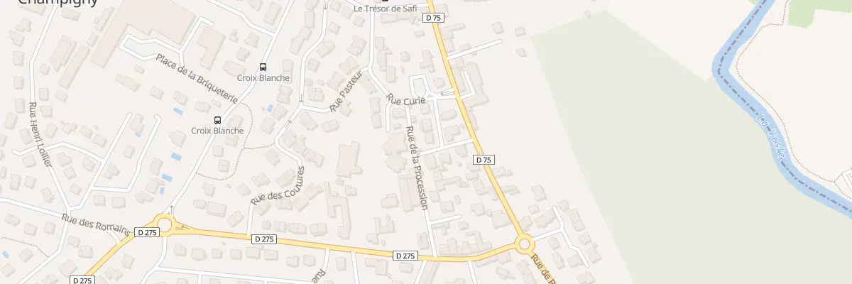Plan du 6 Imp Curie à Champigny