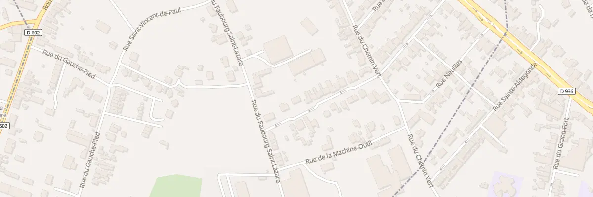 Plan du 46 Rue de Rousies à Maubeuge
