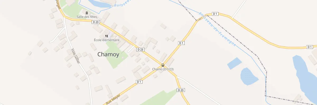 Plan du 2C Rue Aux Francs à Chamoy