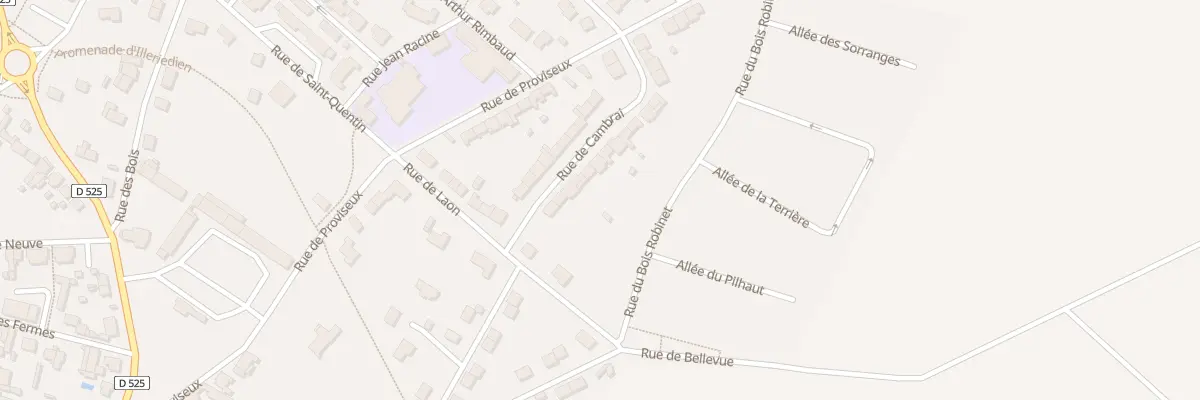 Plan du 8 Rue de Cambrai à Villeneuve-sur-Aisne