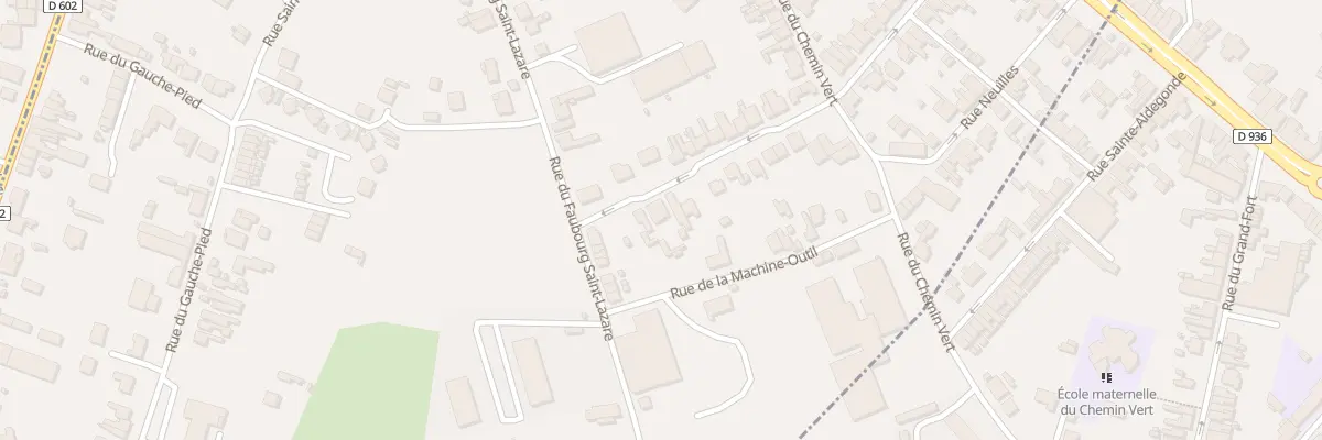 Plan du 47 Rue de Rousies à Maubeuge