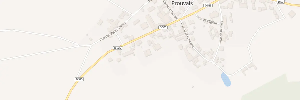 Plan du 19 Rue de Guignicourt à Prouvais