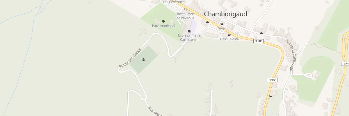Plan du 71 Rte des Bories à Chamborigaud