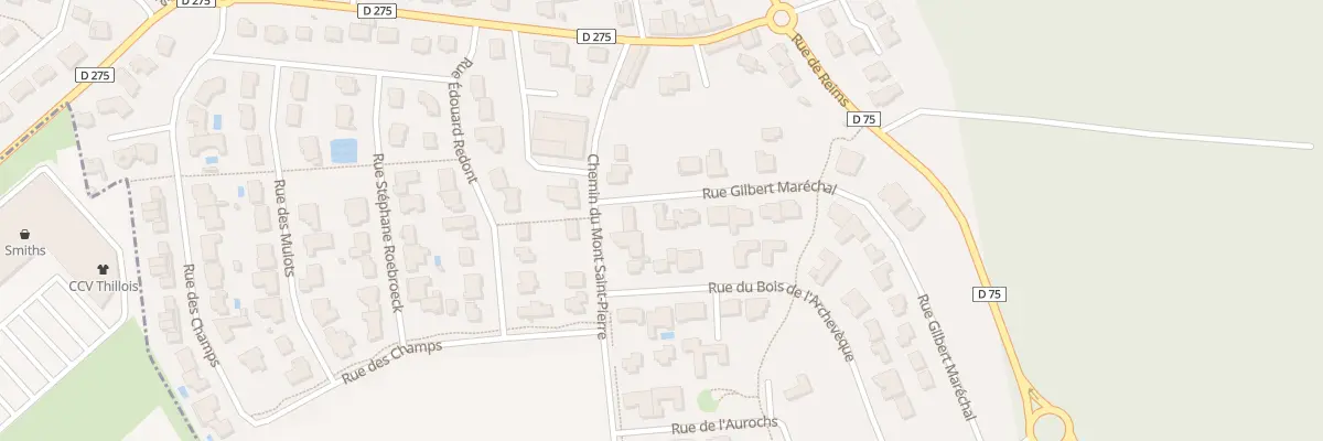 Plan du 2 Rue Gilbert Marechal à Champigny
