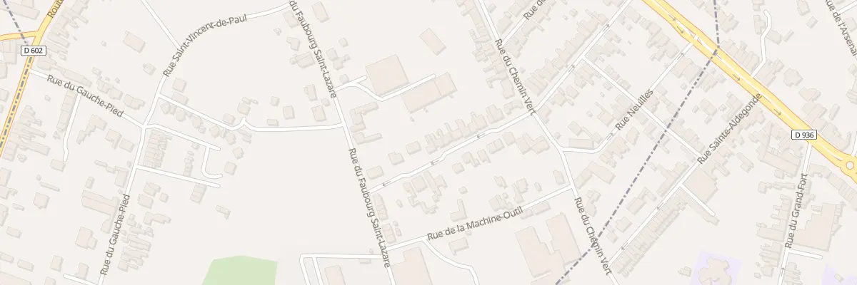 Plan du 44 Rue de Rousies à Maubeuge