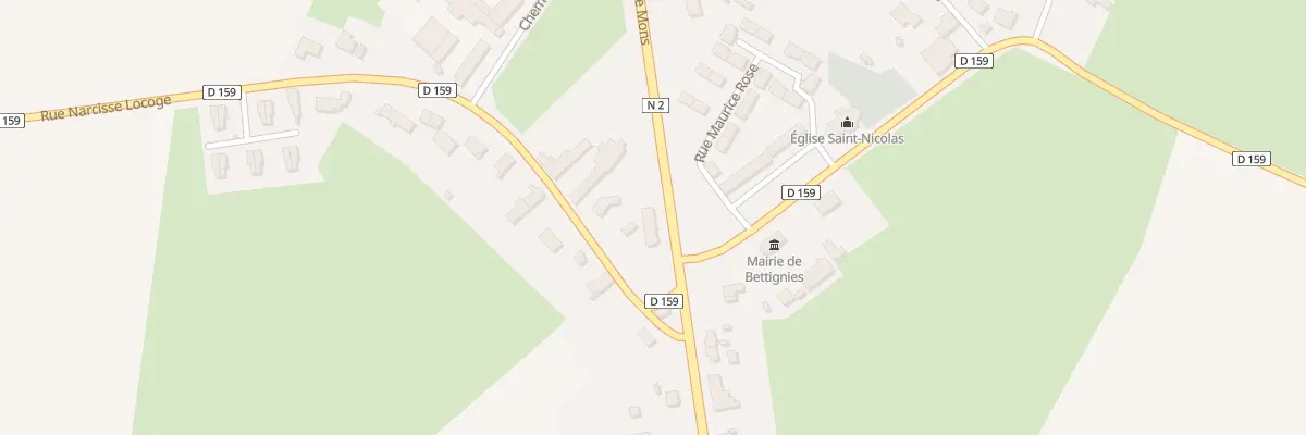 Plan du 60 Rte de Mons à Bettignies