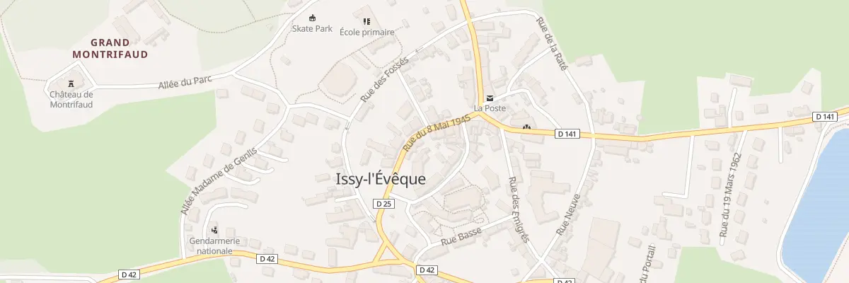Plan du 2 Rue du 8 Mai 1945 à Issy-l’Évêque