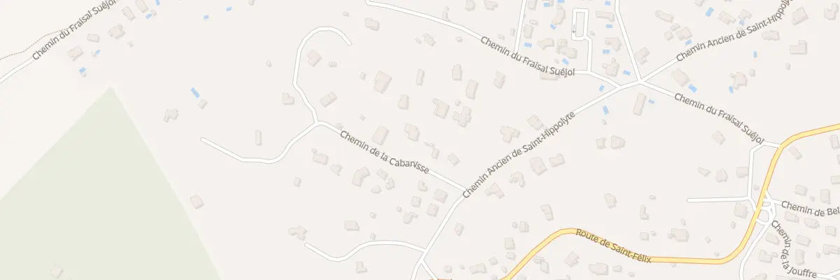 Plan du 65 Che de la Cabanisse à Anduze