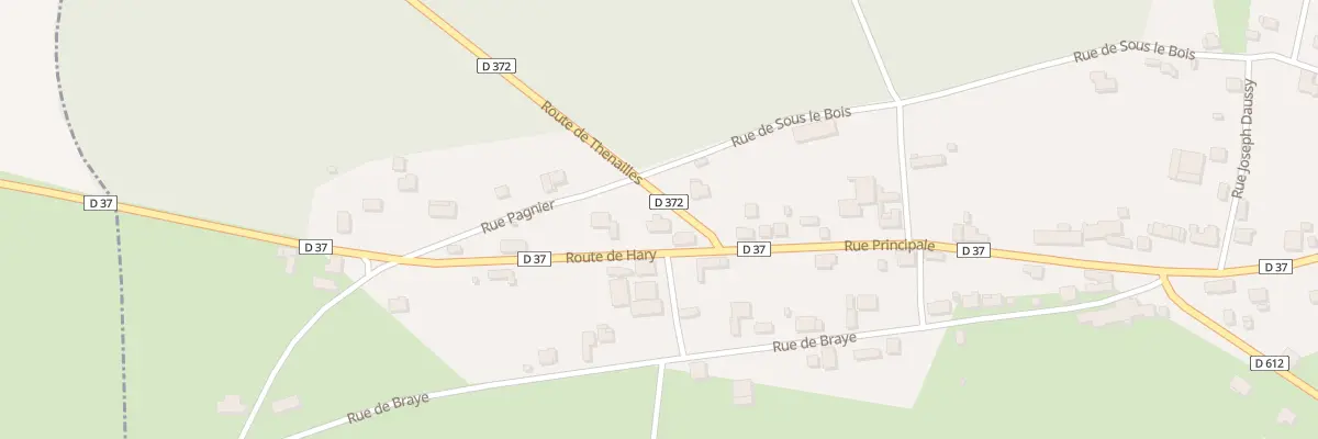 Plan du 4 Rte de Hary à Harcigny