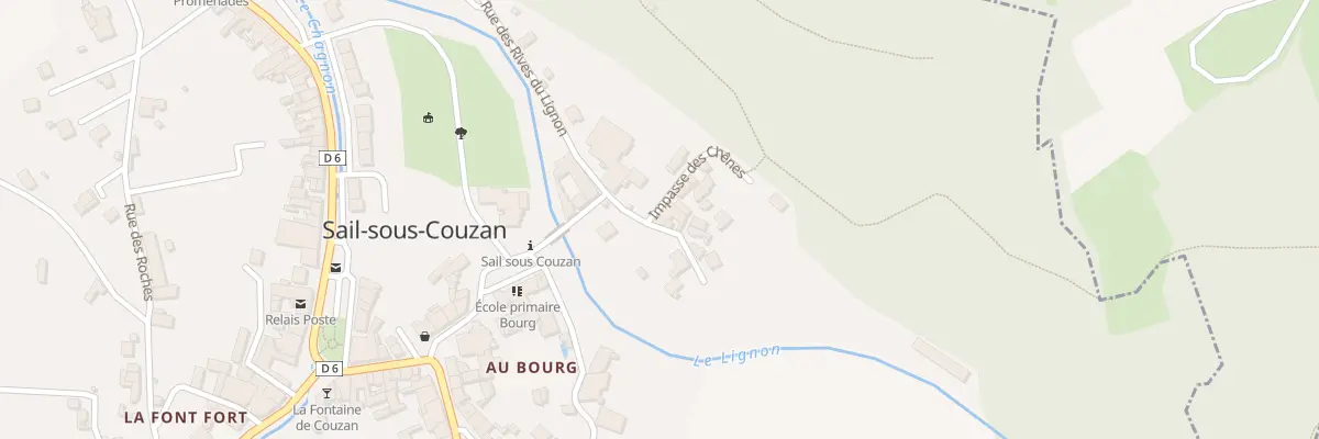 Plan du 2 Imp des Chênes à Sail-sous-Couzan